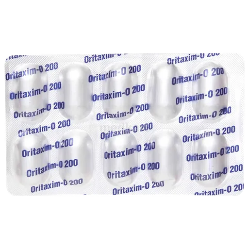 oritaxim o 200mg tablet 10's